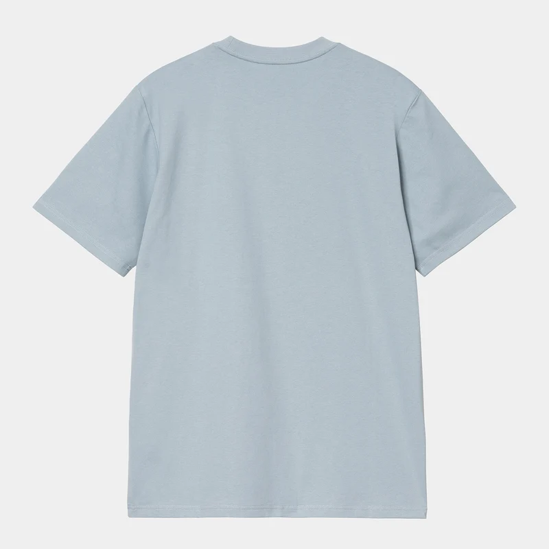 Carhartt WIP T-Shirt „University Script“ für Herren – Dusty Ice