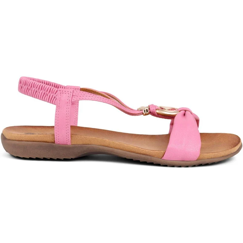 Flat Strappy Sandals - BAIZH29006 / 314 963 - Pink