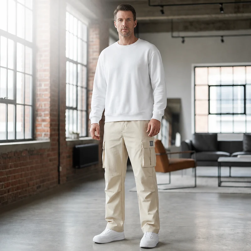 Naredoo | Lässige Herren-Cargohose mit mehreren Taschen