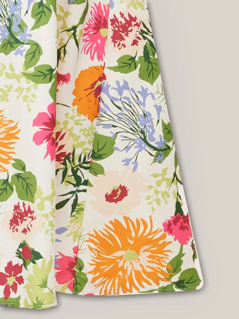 Cariella | Feminines Midi-Kleid mit flatternden Ärmeln
