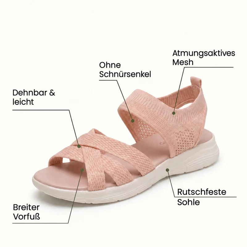 Eulenna | Orthopädische Komfort-Sandalen für Damen