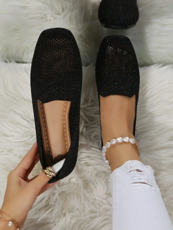 Féline | Bequeme Strick-Schuhe mit elegantem Look