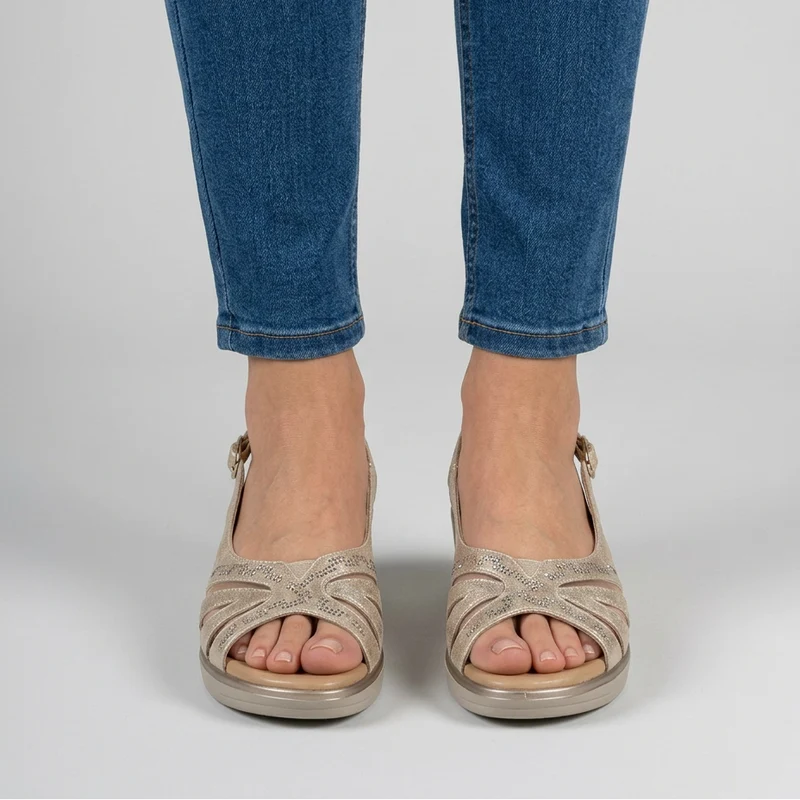 Bianka | Stilvolle Damen-Sandalen mit Slingback-Riemen