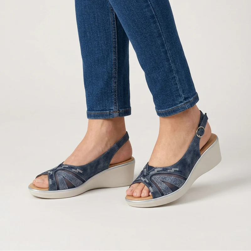 Bianka | Stilvolle Damen-Sandalen mit Slingback-Riemen
