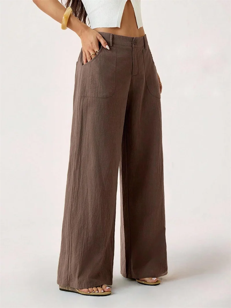 Oaklynn | Elegante Wide-Leg-Hose mit klassischem Schnitt
