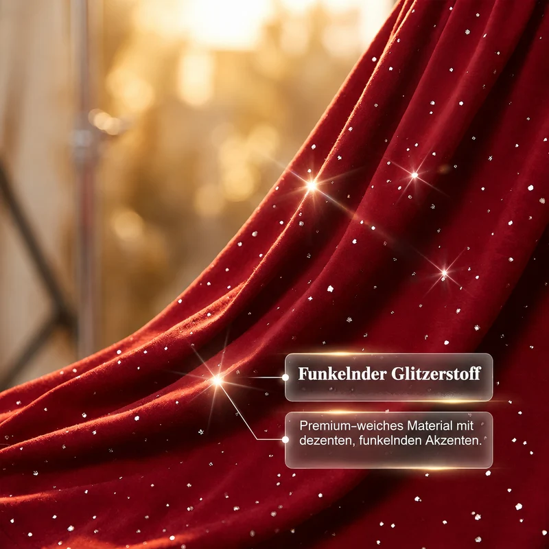 Patrizia | Funkelndes Damenkleid mit fließendem Rock