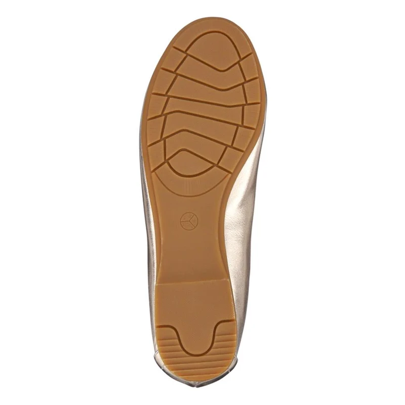 Vegan Bow-Detailed Pumps - JANSP41000 / 326 781 - Champagne