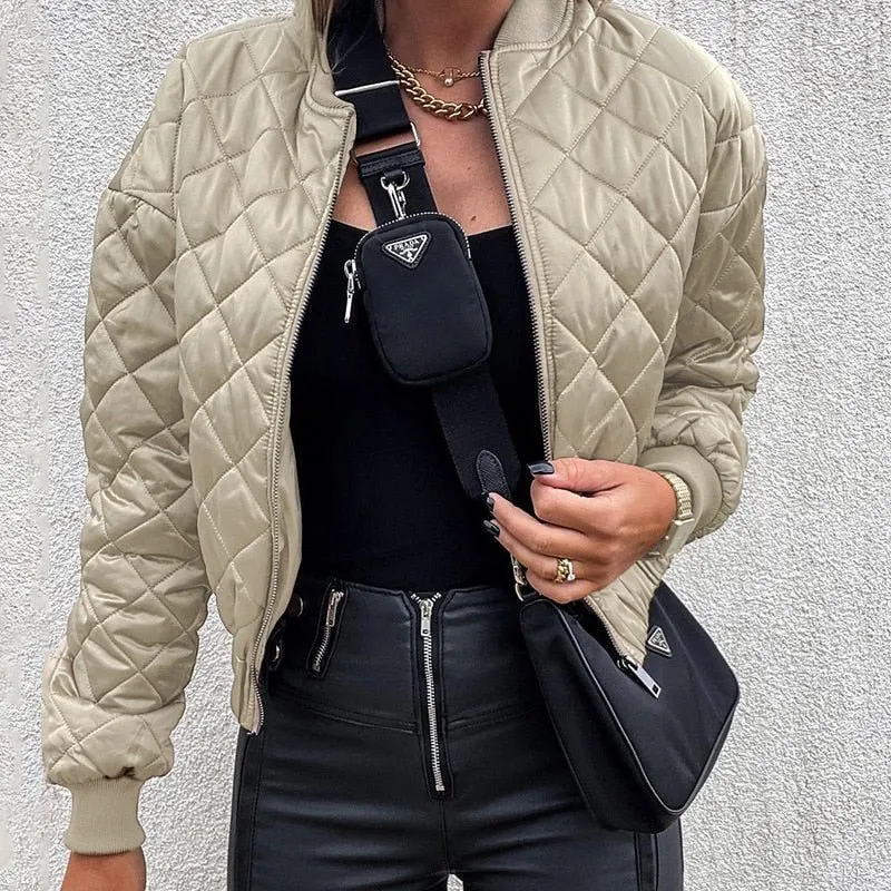 Steppjacke Bomber Kurz Modern