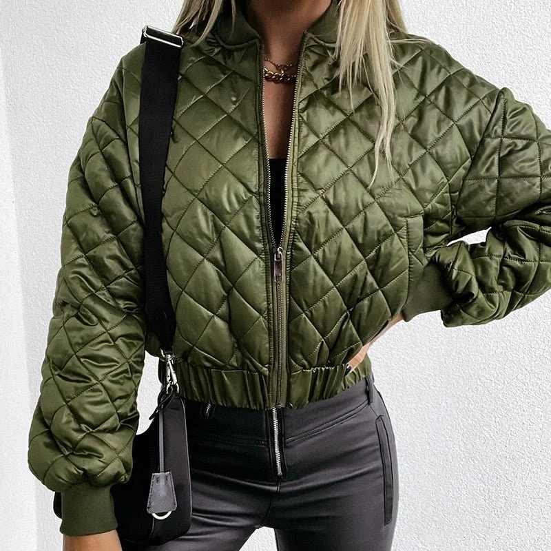 Steppjacke Bomber Kurz Modern