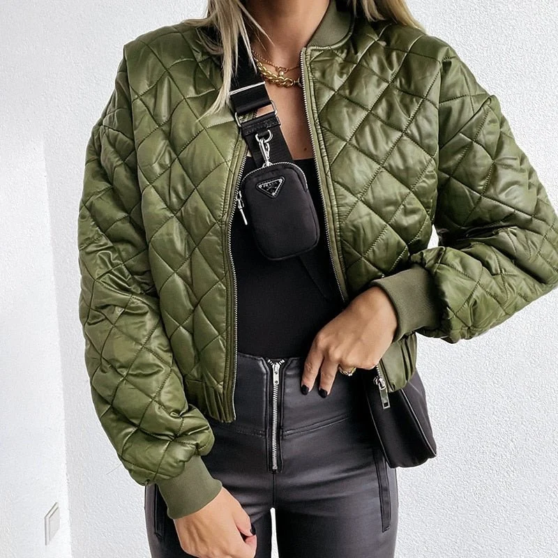 Steppjacke Bomber Kurz Modern