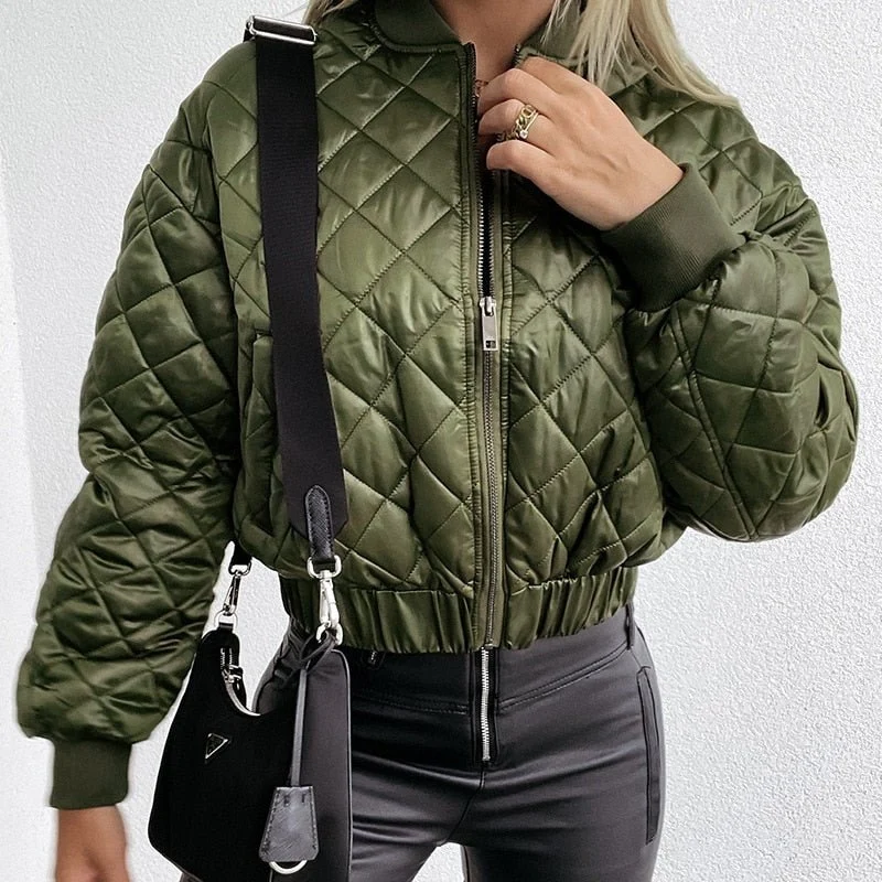 Steppjacke Bomber Kurz Modern