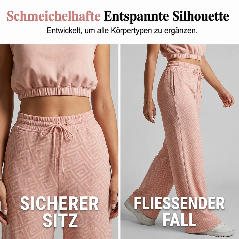 Jusella | Modisches Zweiteiler-Set mit lockerer Passform
