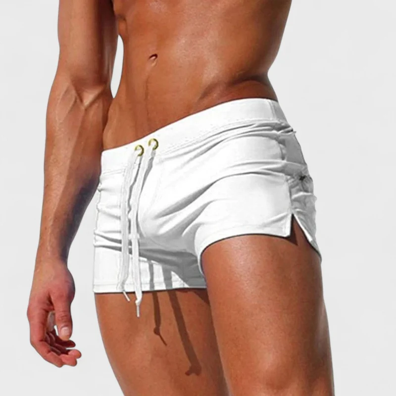 Karlos | Kurze Herren-Badehose mit Schnürbund