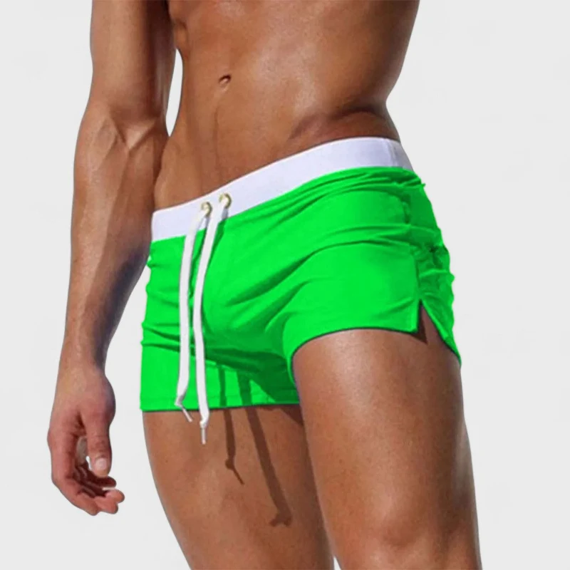 Karlos | Kurze Herren-Badehose mit Schnürbund