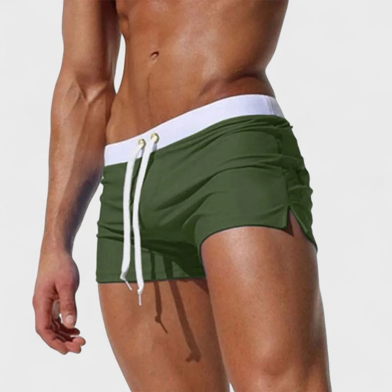 Karlos | Kurze Herren-Badehose mit Schnürbund