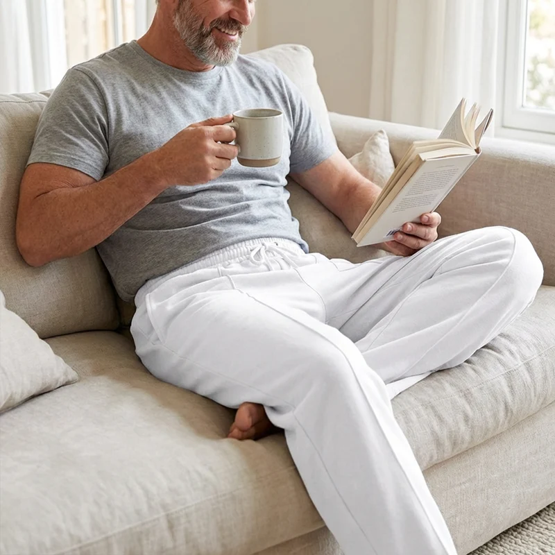 Sammuel | Herren-Hose mit geradem Bein und elastischem Bund