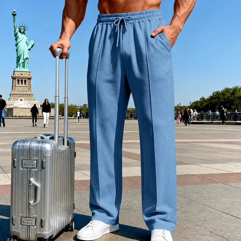 Sammuel | Herren-Hose mit geradem Bein und elastischem Bund