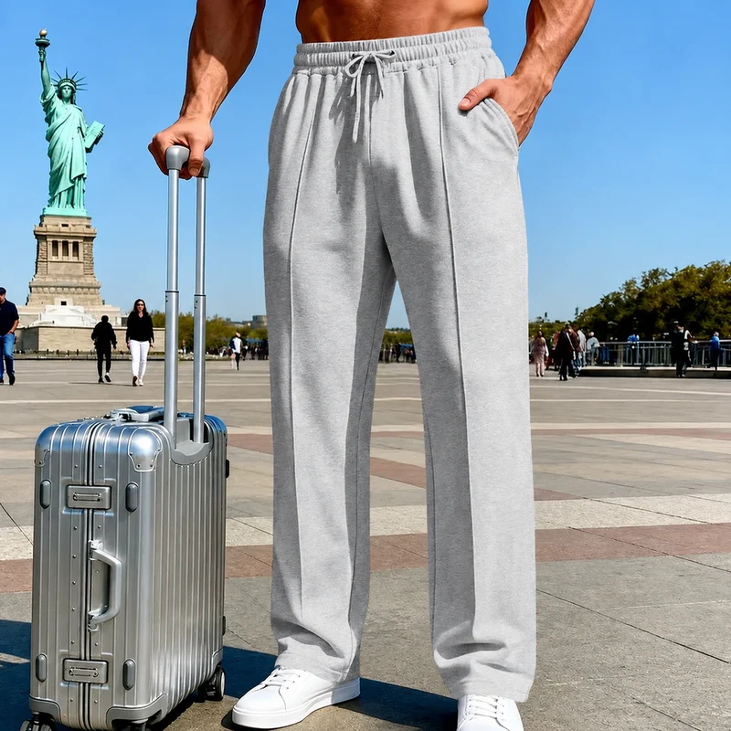 Sammuel | Herren-Hose mit geradem Bein und elastischem Bund