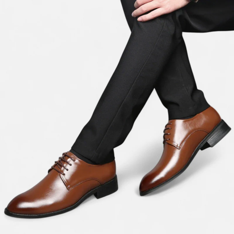 Landoe | Klassische Business-Schuhe mit glattem Leder-Look