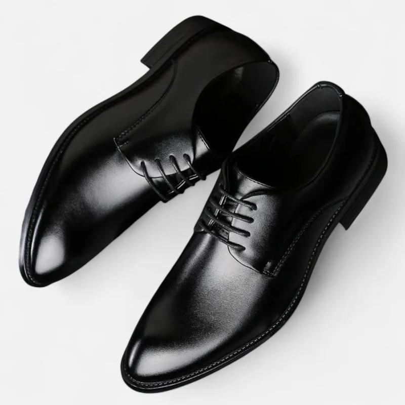Landoe | Klassische Business-Schuhe mit glattem Leder-Look