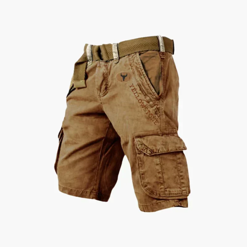 Jeroox | Kurze Herrenhose mit Cargo-Taschen