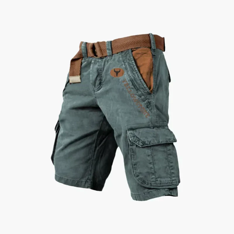 Jeroox | Kurze Herrenhose mit Cargo-Taschen
