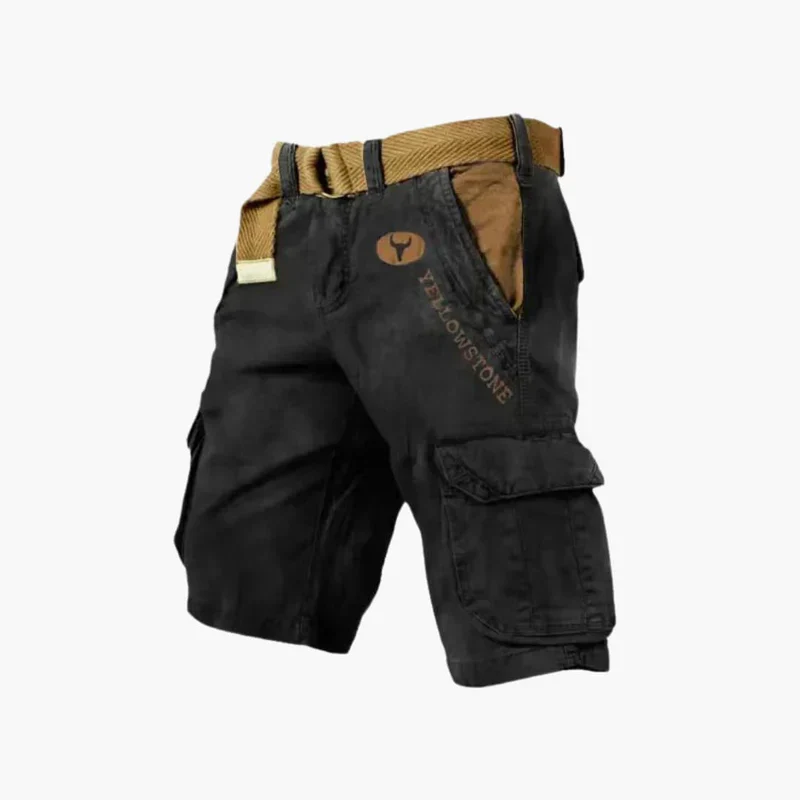 Jeroox | Kurze Herrenhose mit Cargo-Taschen