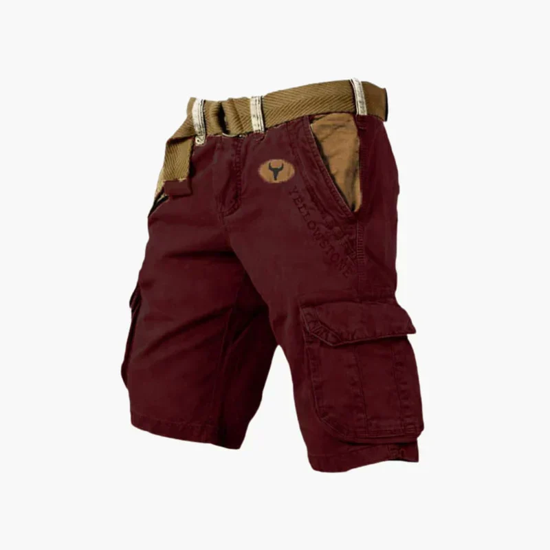 Jeroox | Kurze Herrenhose mit Cargo-Taschen