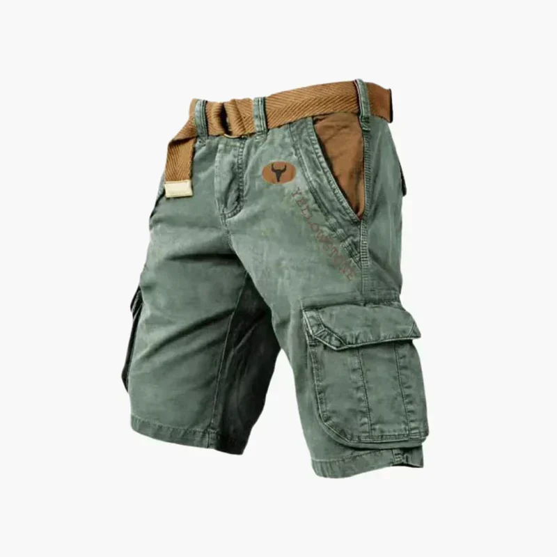 Jeroox | Kurze Herrenhose mit Cargo-Taschen