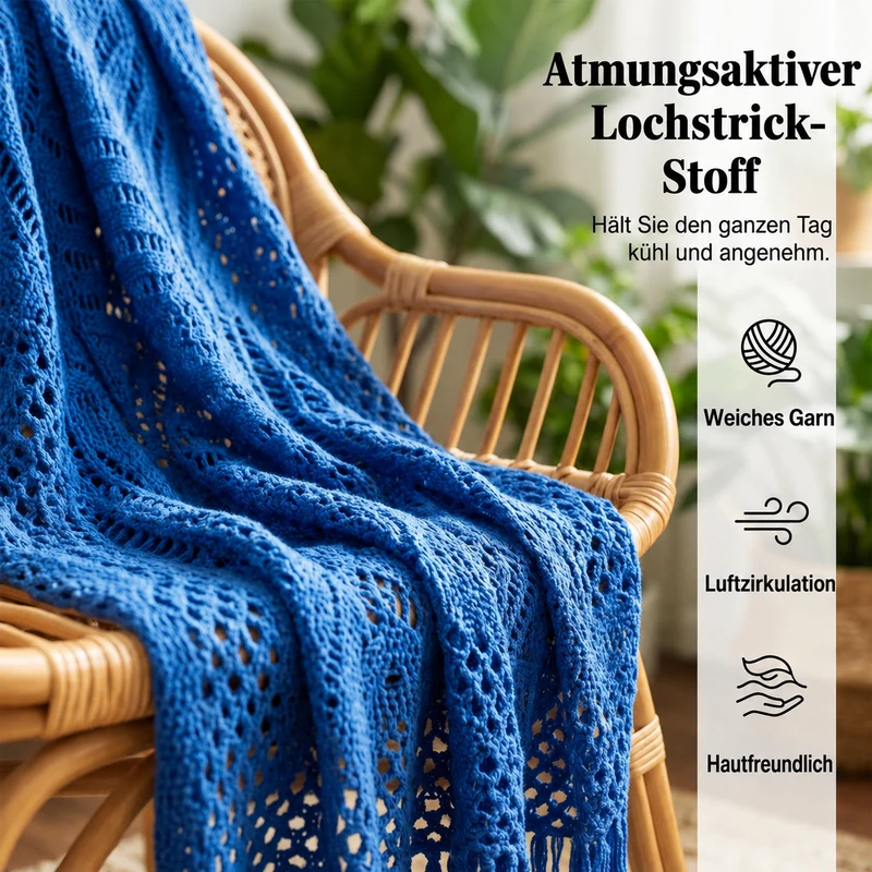 Soravina | Strick-Kimono mit Quasten und fließendem Fall