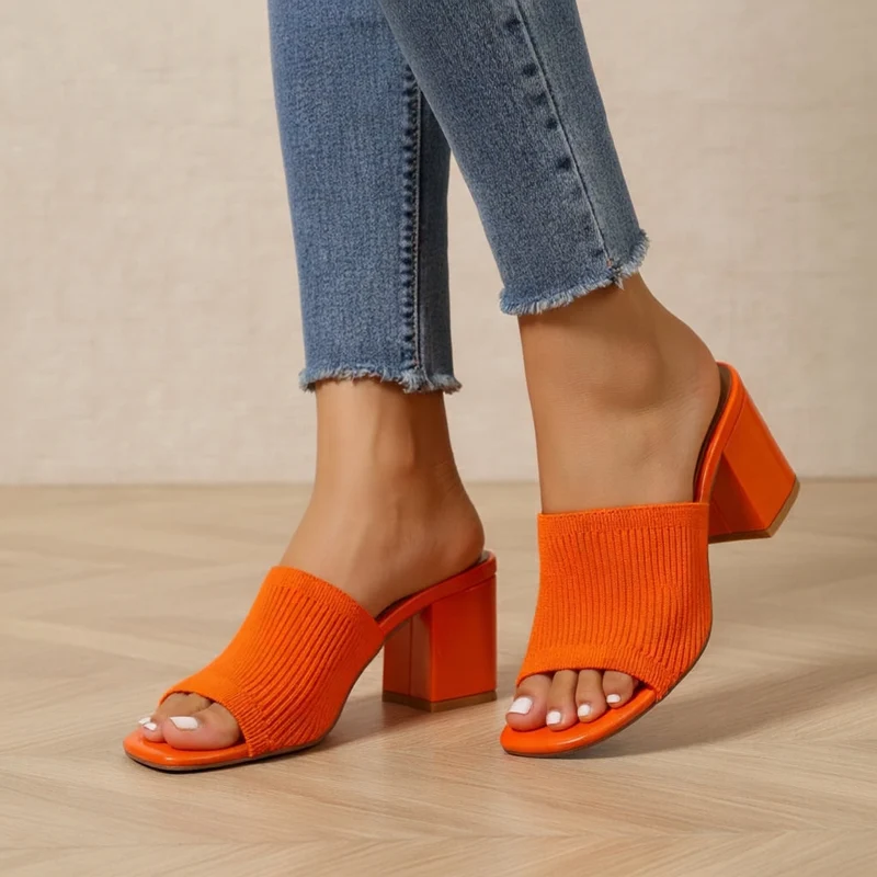 Cherina | Modische Sommer-Sandalen mit stabilem Blockabsatz