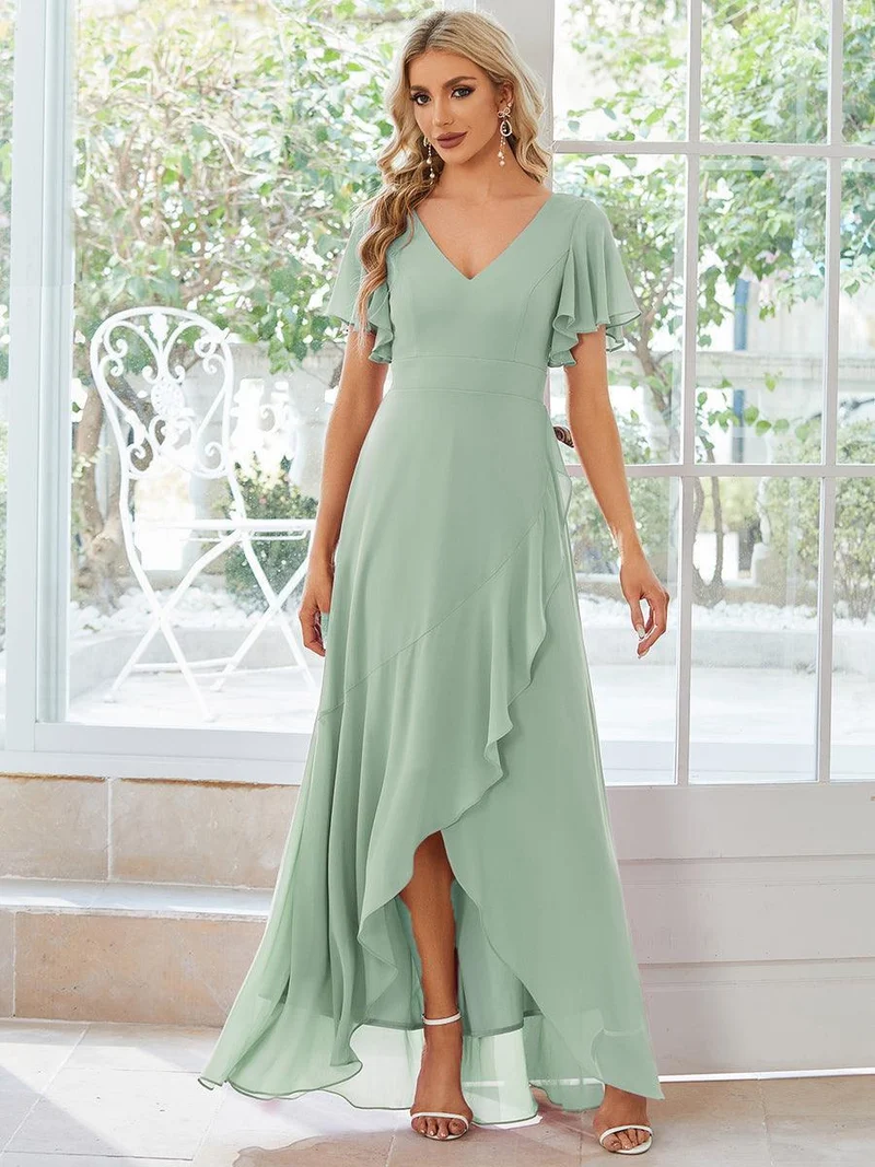 Moreeza | Fließendes Brautjungfernkleid aus Chiffon