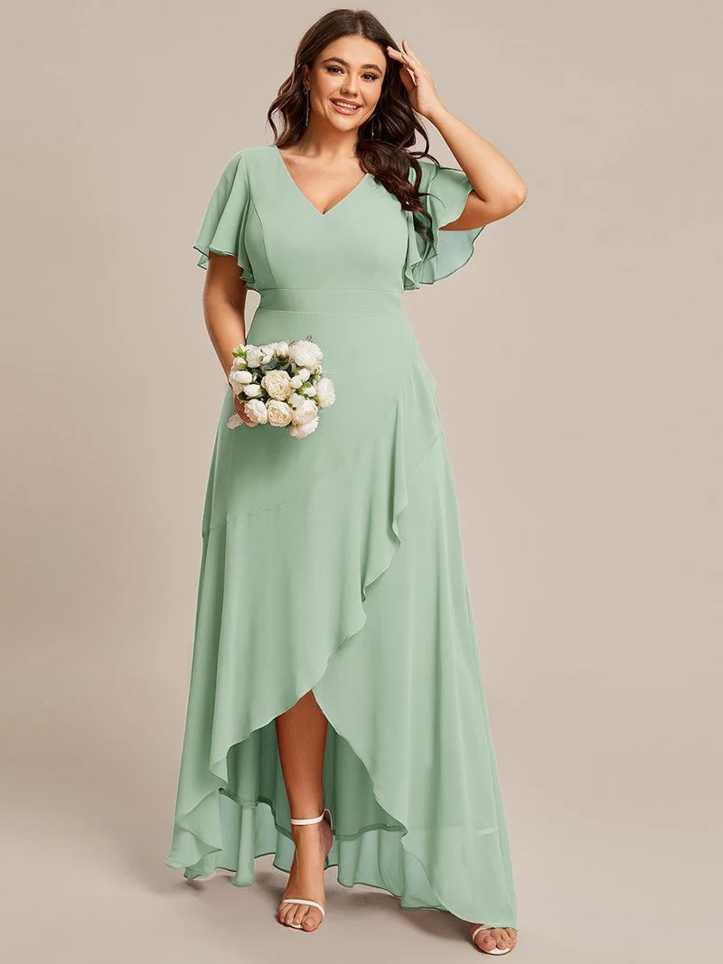 Moreeza | Fließendes Brautjungfernkleid aus Chiffon