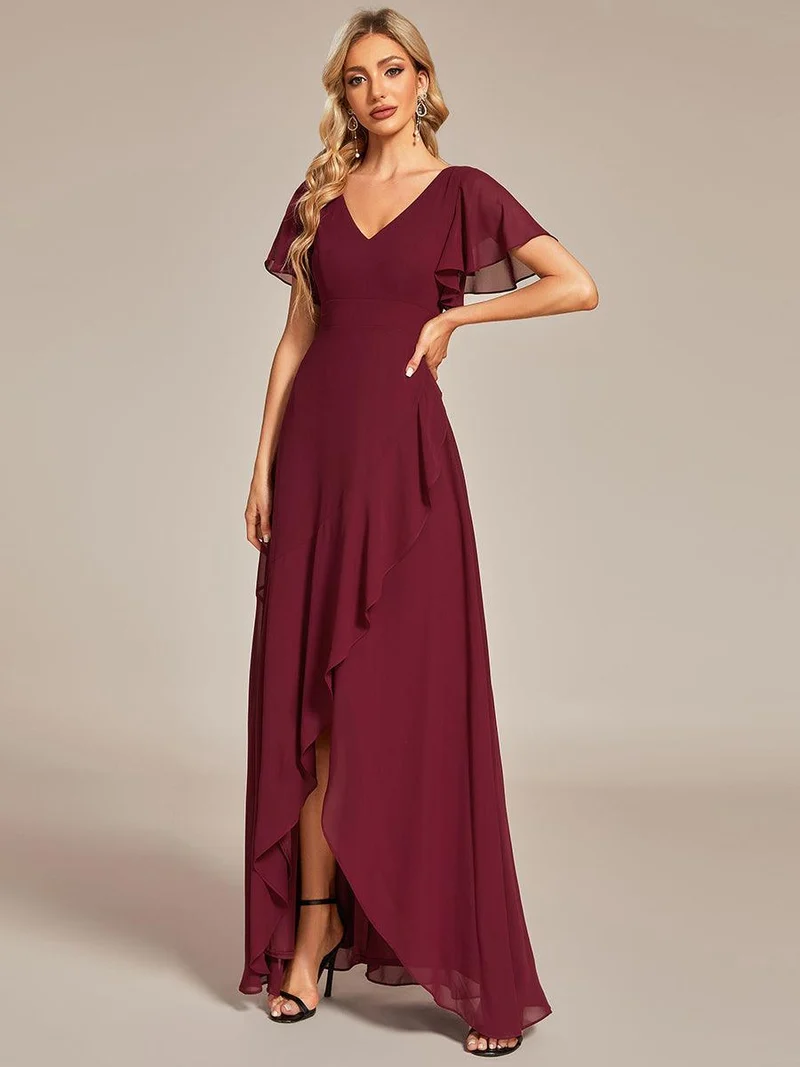 Moreeza | Fließendes Brautjungfernkleid aus Chiffon