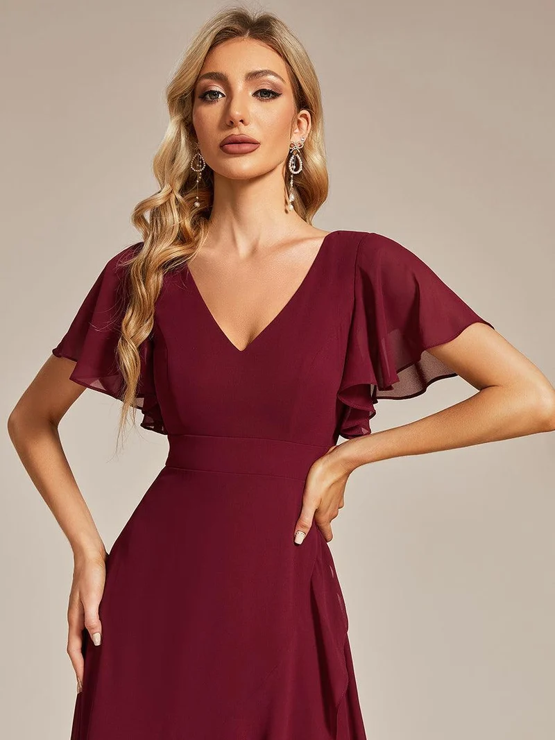 Moreeza | Fließendes Brautjungfernkleid aus Chiffon