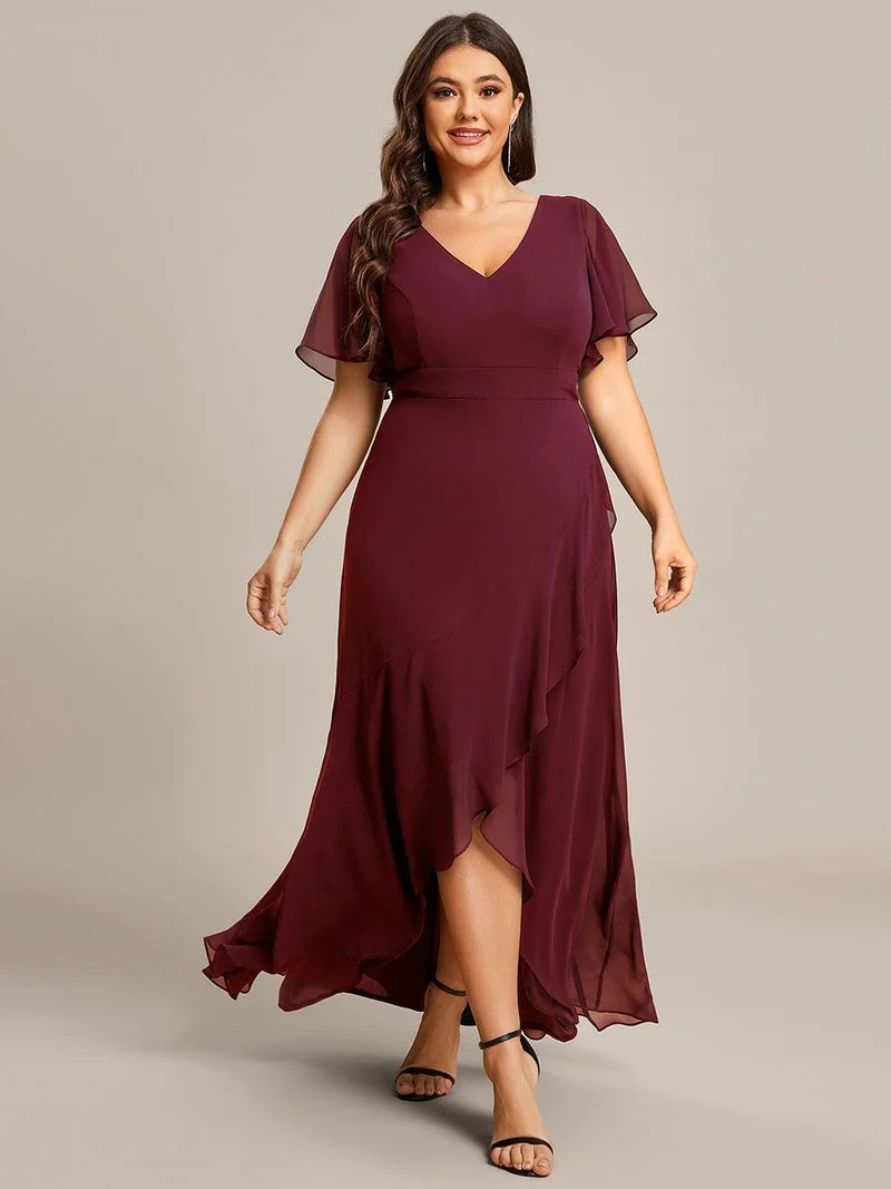 Moreeza | Fließendes Brautjungfernkleid aus Chiffon