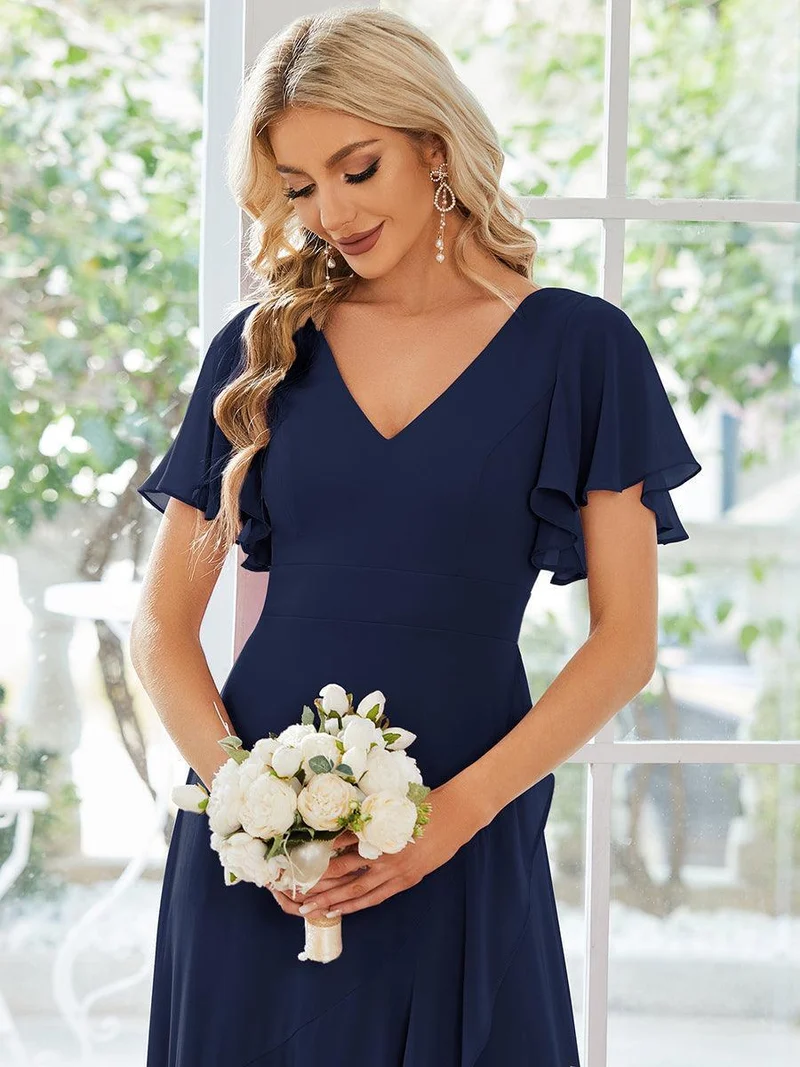 Moreeza | Fließendes Brautjungfernkleid aus Chiffon