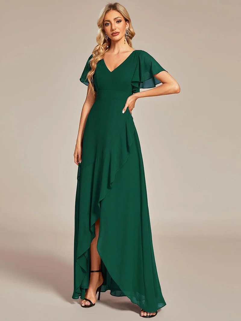 Moreeza | Fließendes Brautjungfernkleid aus Chiffon