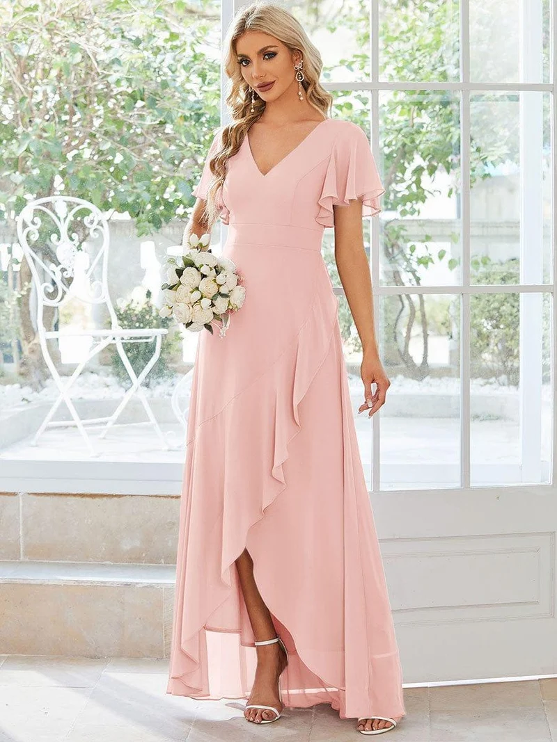 Moreeza | Fließendes Brautjungfernkleid aus Chiffon