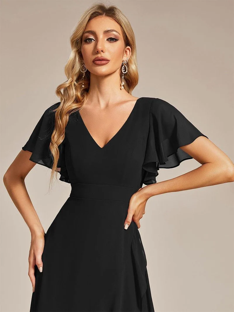 Moreeza | Fließendes Brautjungfernkleid aus Chiffon