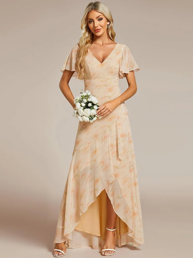 Moreeza | Fließendes Brautjungfernkleid aus Chiffon