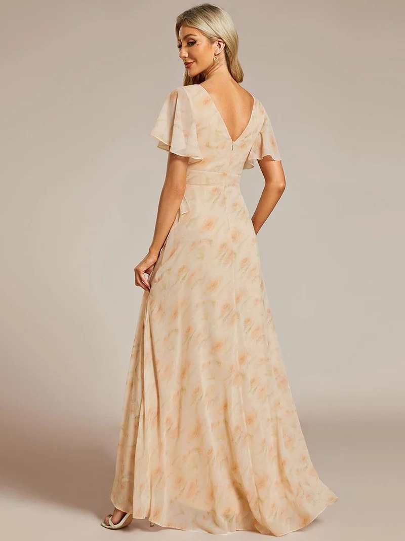 Moreeza | Fließendes Brautjungfernkleid aus Chiffon