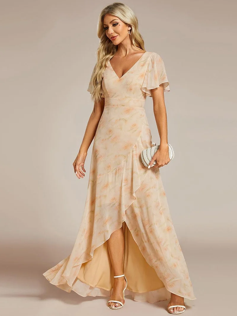 Moreeza | Fließendes Brautjungfernkleid aus Chiffon