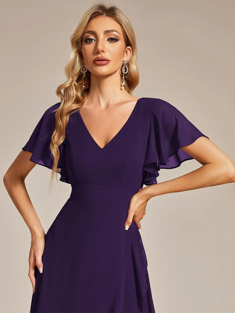 Moreeza | Fließendes Brautjungfernkleid aus Chiffon
