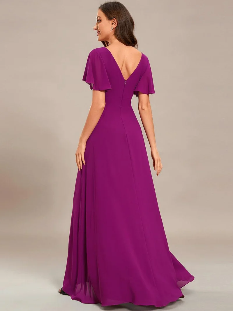 Moreeza | Fließendes Brautjungfernkleid aus Chiffon
