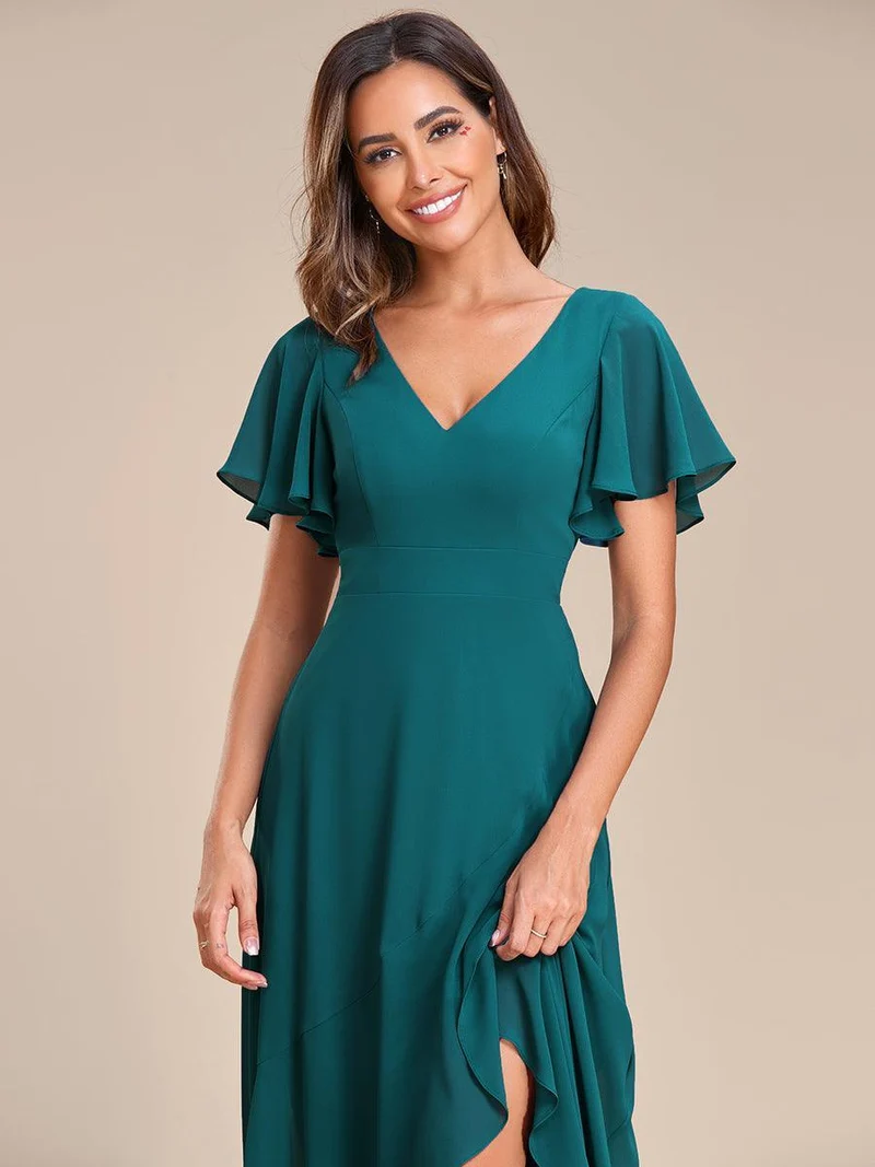 Moreeza | Fließendes Brautjungfernkleid aus Chiffon