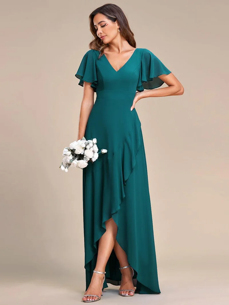 Moreeza | Fließendes Brautjungfernkleid aus Chiffon