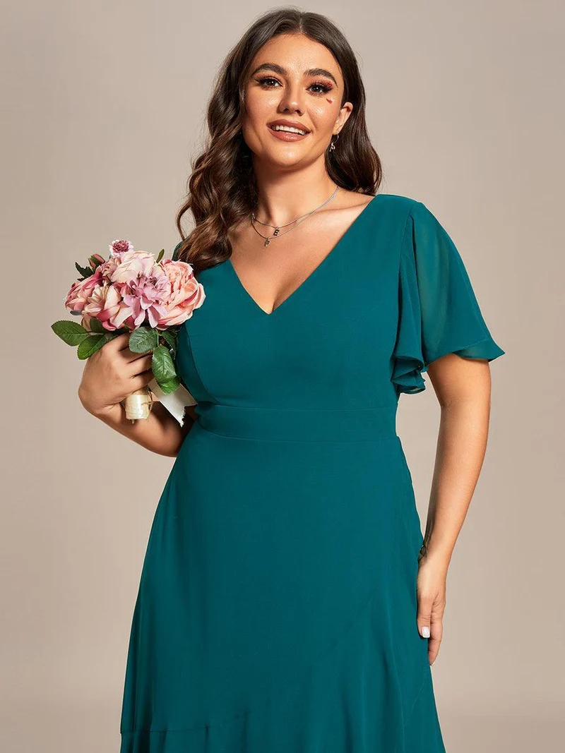 Moreeza | Fließendes Brautjungfernkleid aus Chiffon