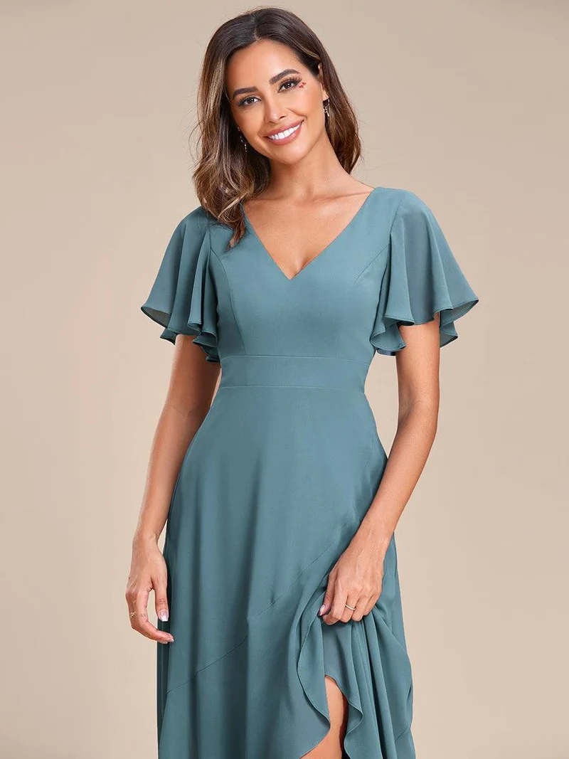 Moreeza | Fließendes Brautjungfernkleid aus Chiffon