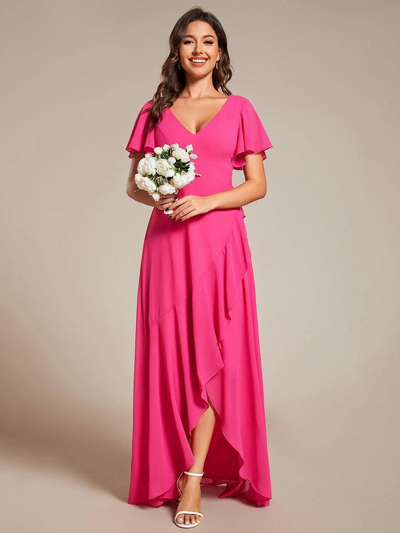 Moreeza | Fließendes Brautjungfernkleid aus Chiffon